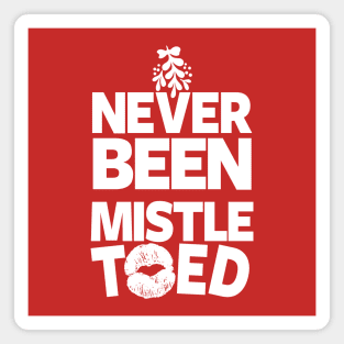 Funny Christmas Xmas Mistletoe Kissing Original Funny Meme For BF GF Magnet